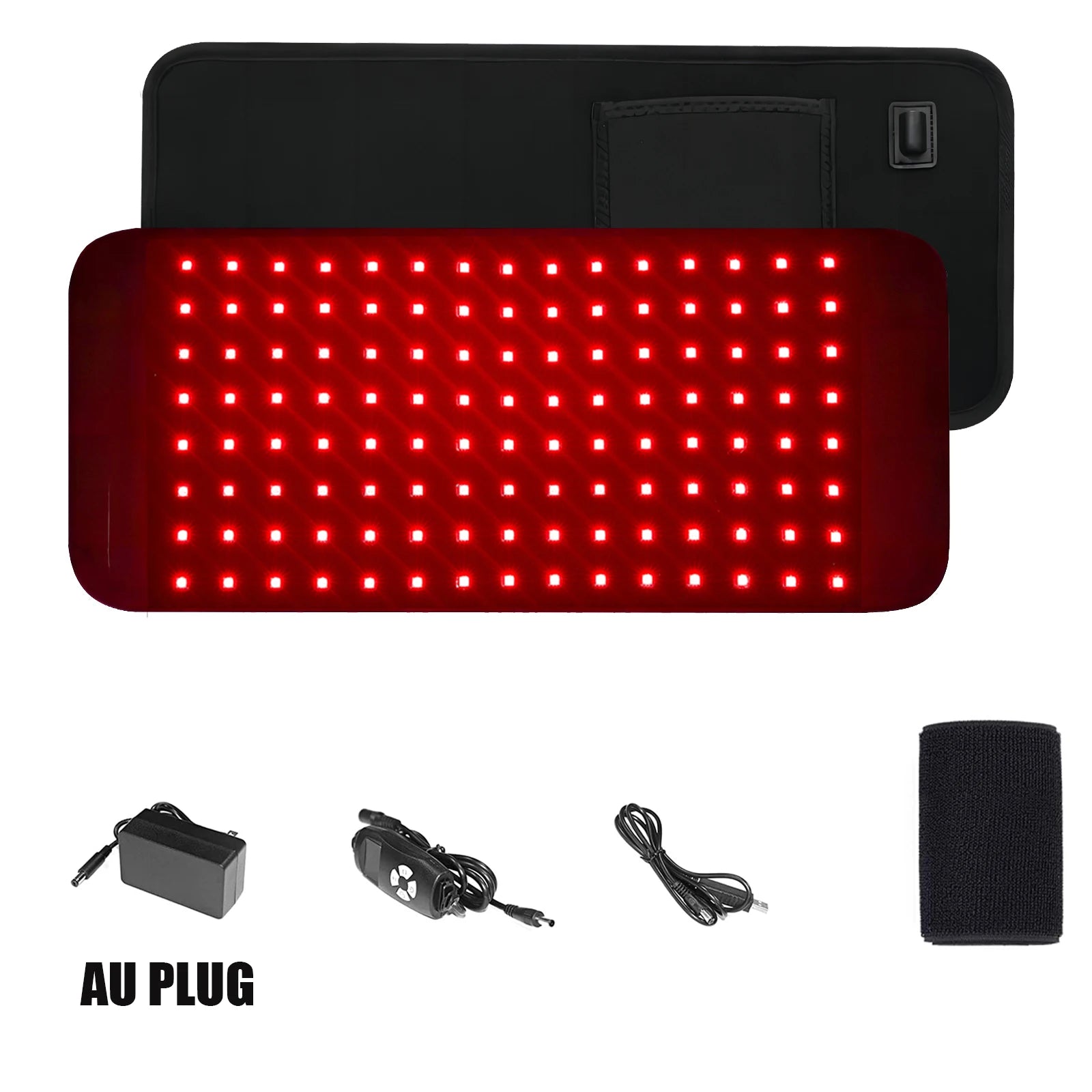 Red Infrared Light Therapy Pad – LED Beauty Device, Face & Body Relief, 660nm/850nm, Portable Heat Pad