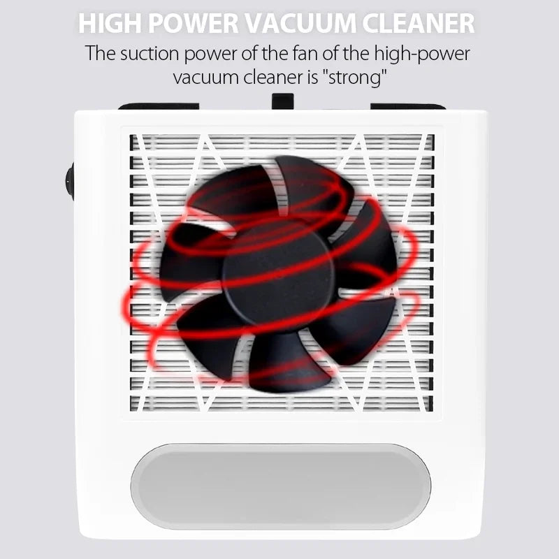 Nail Dust Collector – Powerful Vacuum Fan, Removable Filter, Acrylic Nail Salon Equipment