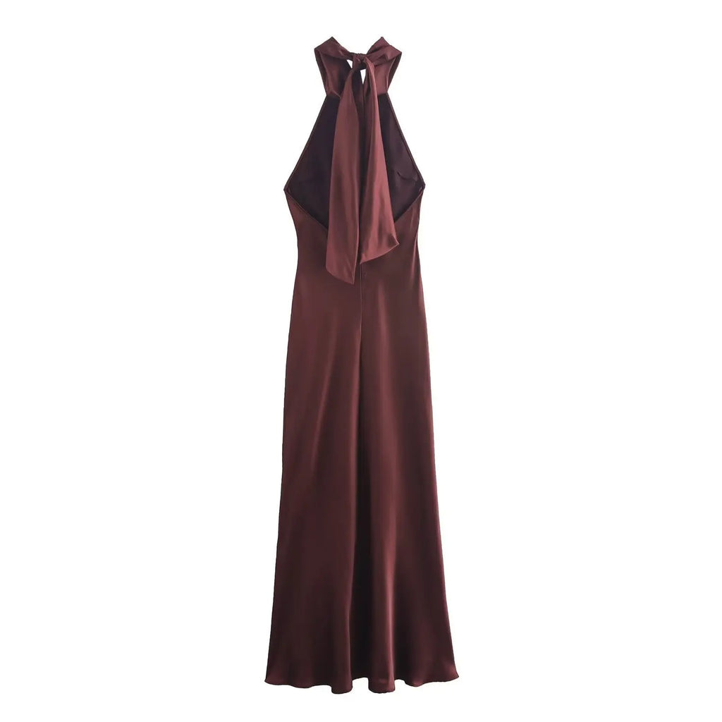 Sleeveless Backless Slim Summer Dress