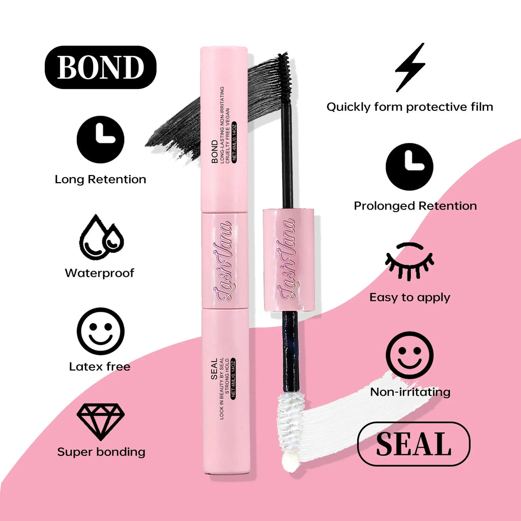 DIY Eyelash Extension Kit – 200PCS Clusters, Bond & Seal, Makeup Tools & Accessories