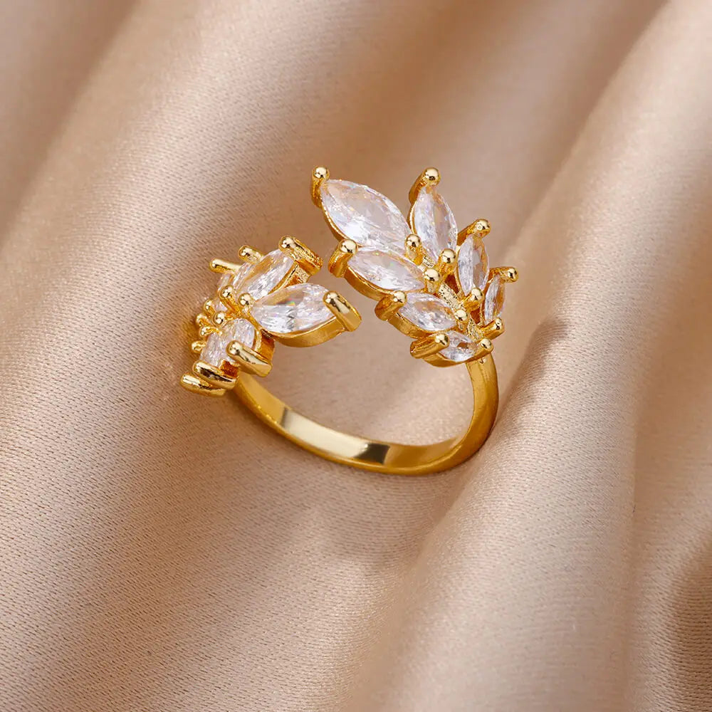Gold Color Turkish Evil Eye Ring for Women