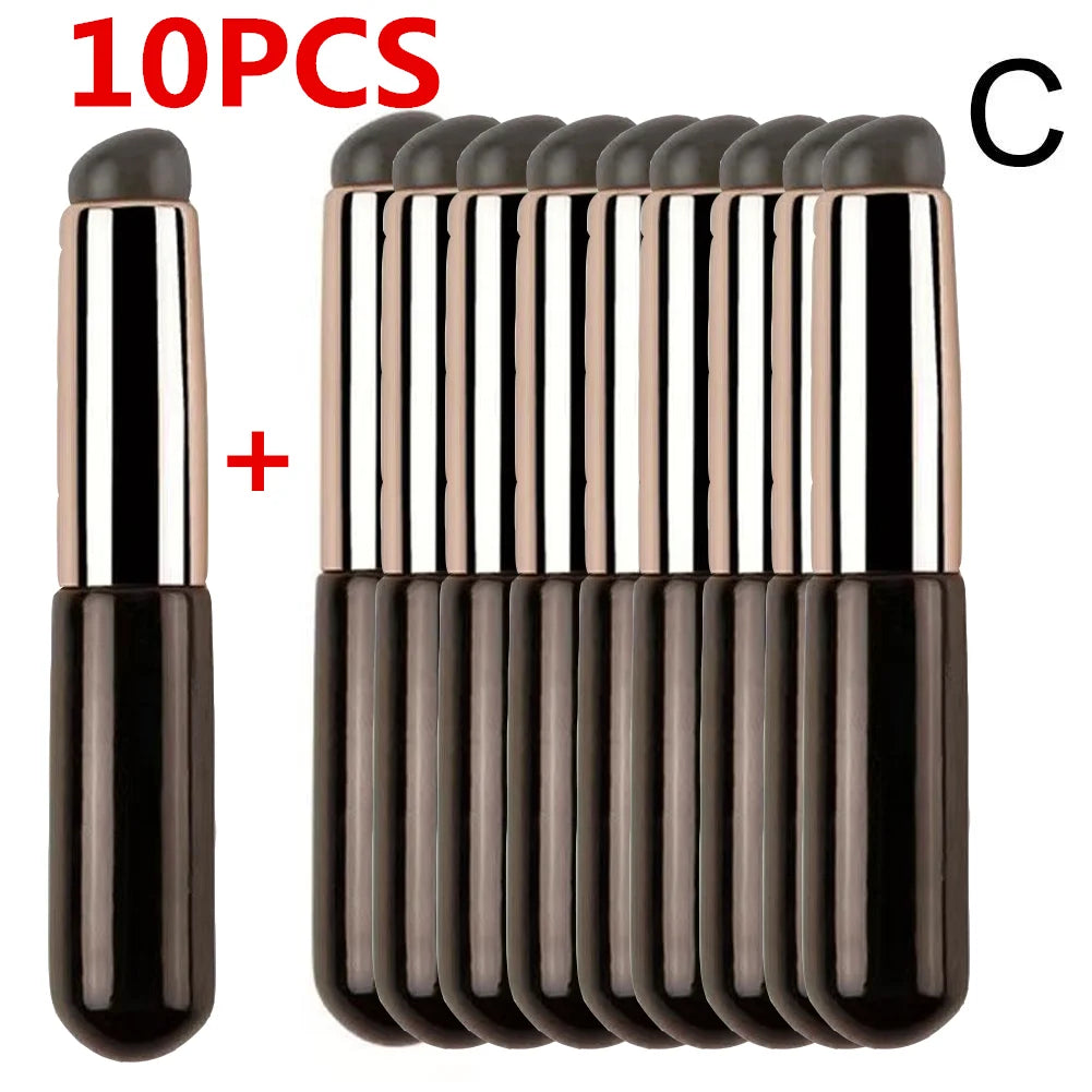 Silicone Lip Brush – Soft Round Head, Fingertip Design, With Cover, Durable