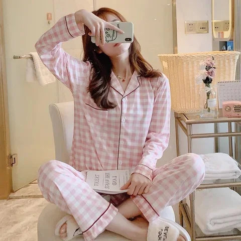 Women's Sakura Pink Sleepwear Set