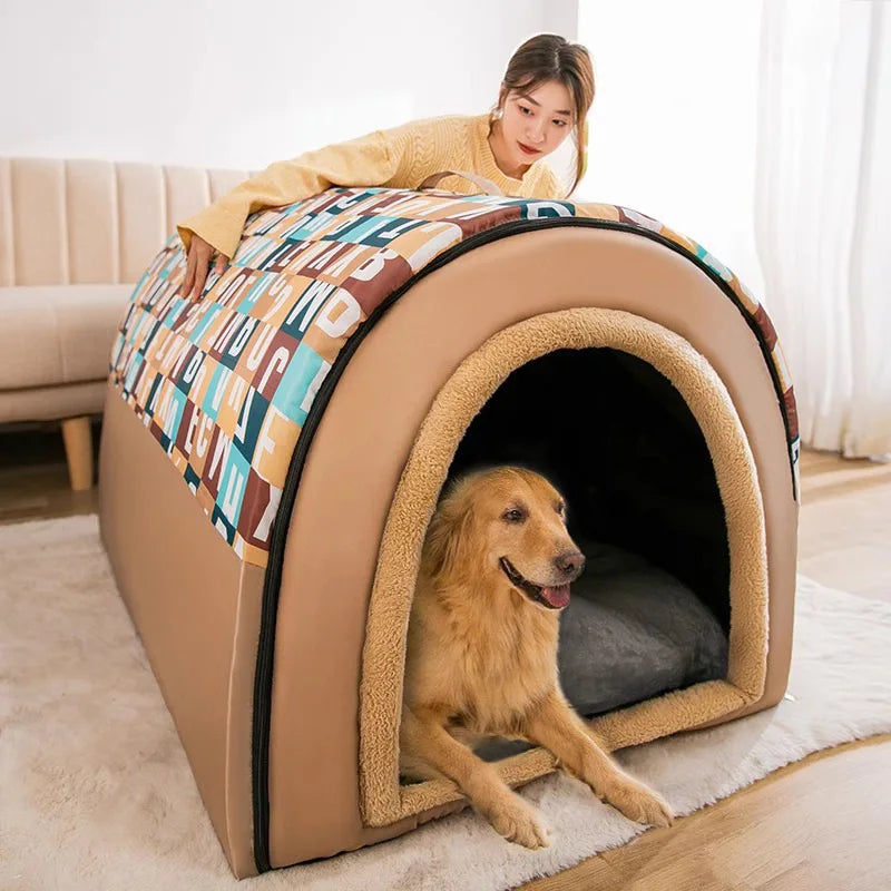 Dog Kennel – Large, Winter Warm, Removable, Four Seasons Use, Golden Retriever & Pets