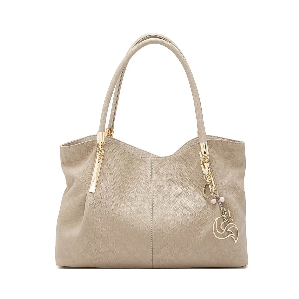 FOXER Genuine Leather Tote – Elegant Women’s Shoulder Bag