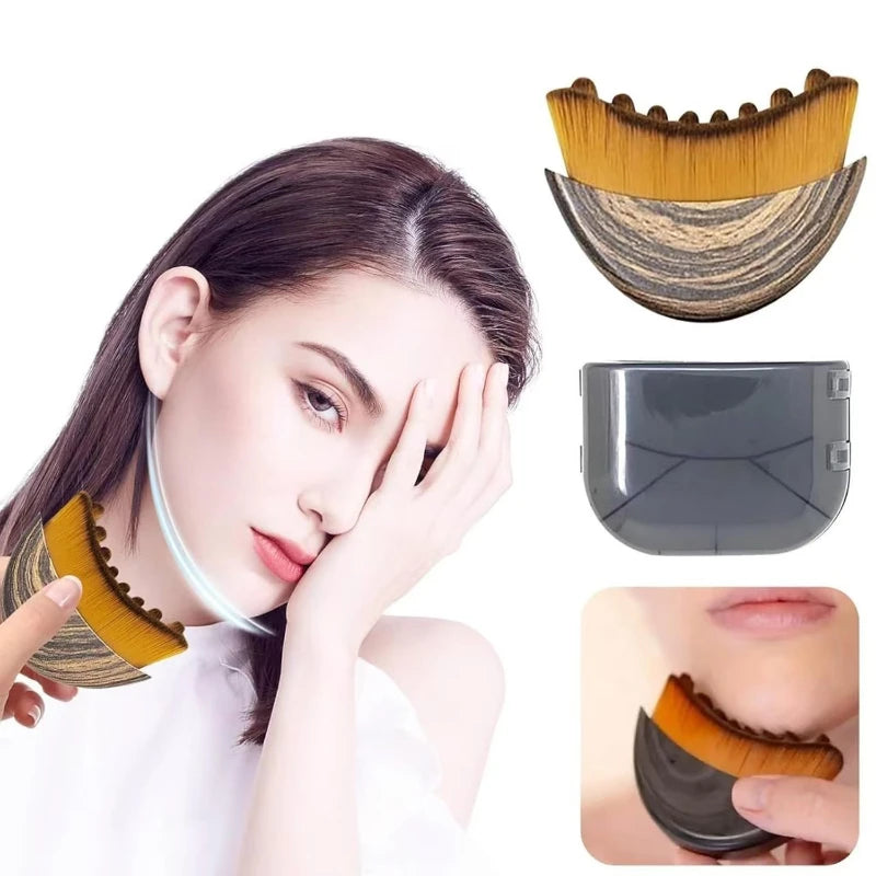 1–3PCS Multifunctional Body Contour Brush – Lymphatic Massage, Face & Neck, Concealer Application