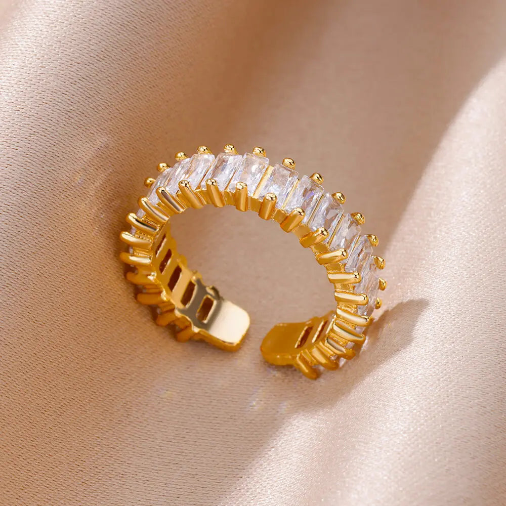 Gold Color Turkish Evil Eye Ring for Women