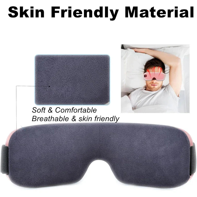 4D Smart Eye Massager – Airbag Vibration, Hot Compress, Bluetooth, Anti-Fatigue & Anti-Wrinkle Care