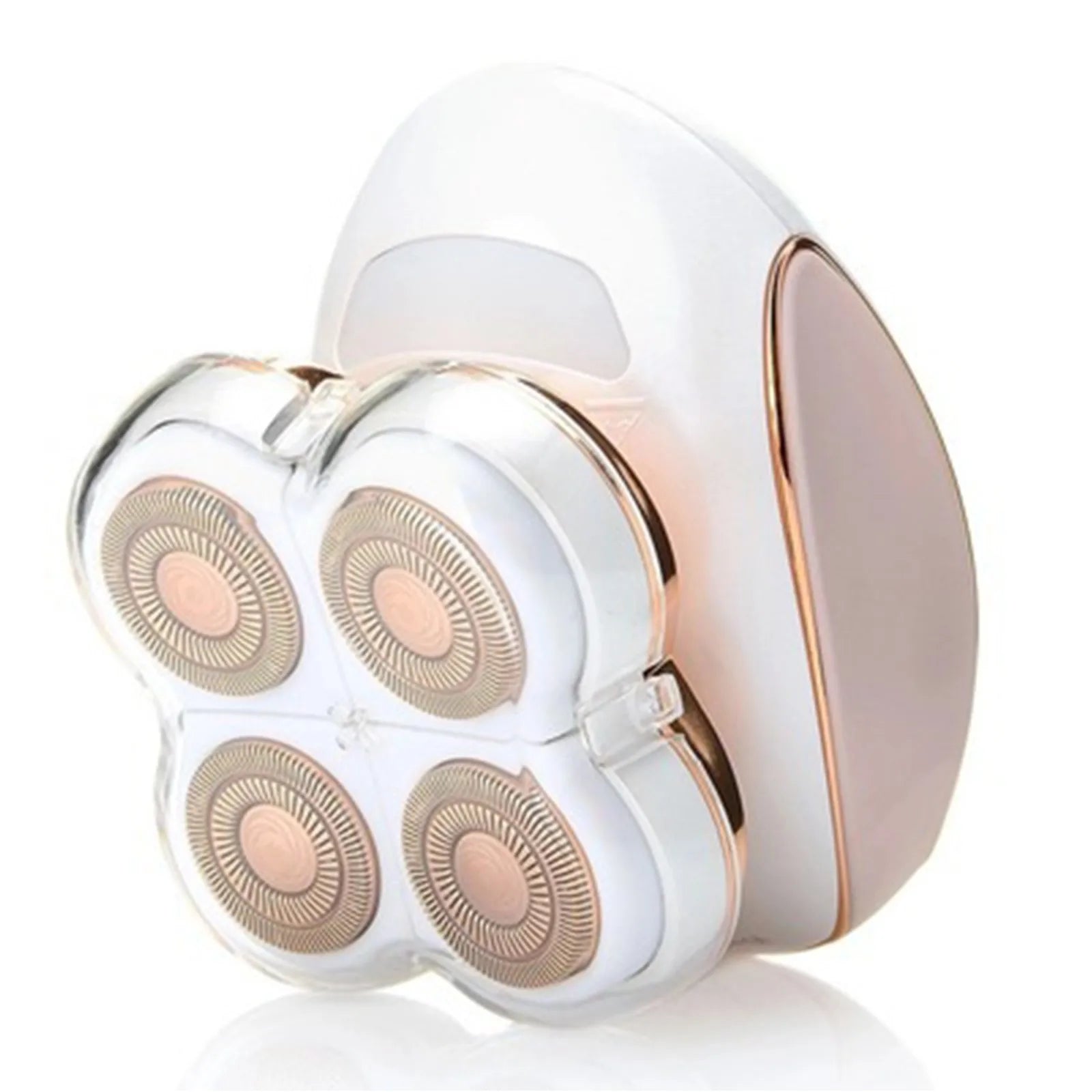 4-Head Electric Women's Shaver – Portable, Painless, Bikini, Eyebrow, Nose & Body Hair Removal