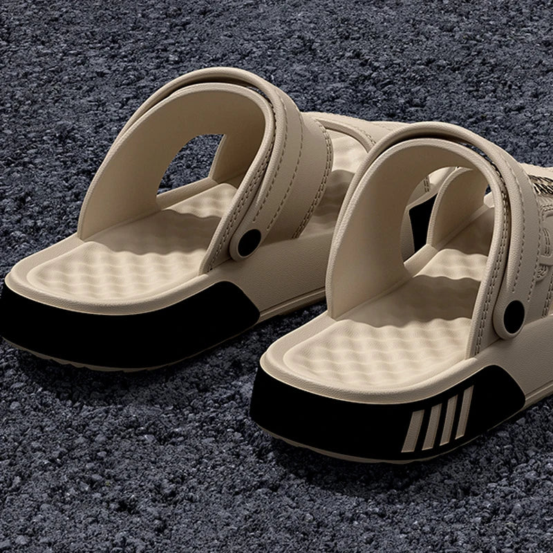 Men's EVA Slippers – Soft Sole, Platform Slides, Indoor/Outdoor, Beach & Home Shoes