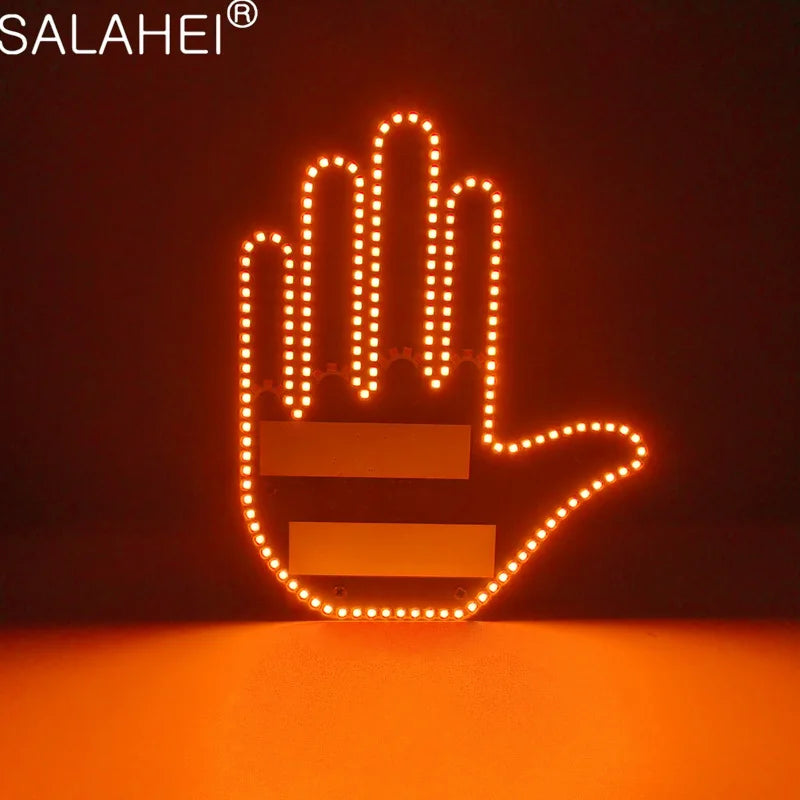 Hand Gesture LED Finger Light for Car with Remote