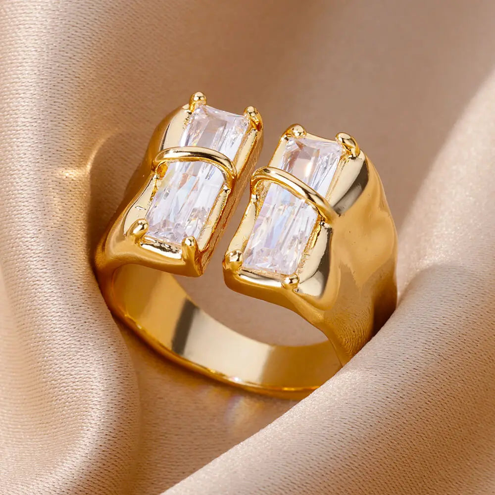 Gold Color Turkish Evil Eye Ring for Women