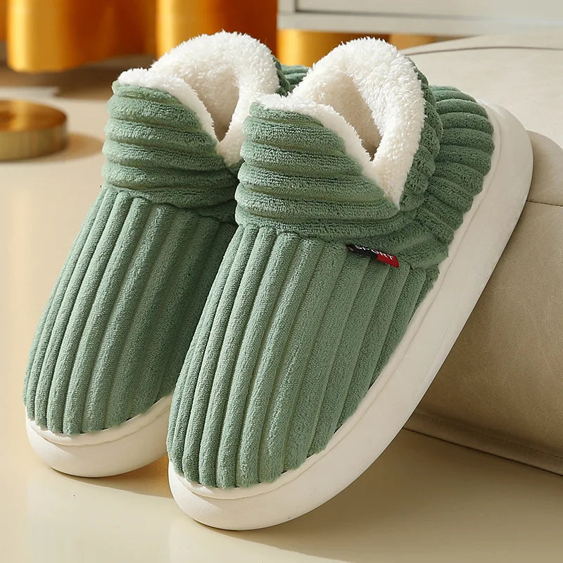 Pallene Furry Winter Slippers – Cozy Indoor Plush Shoes for Women & Men