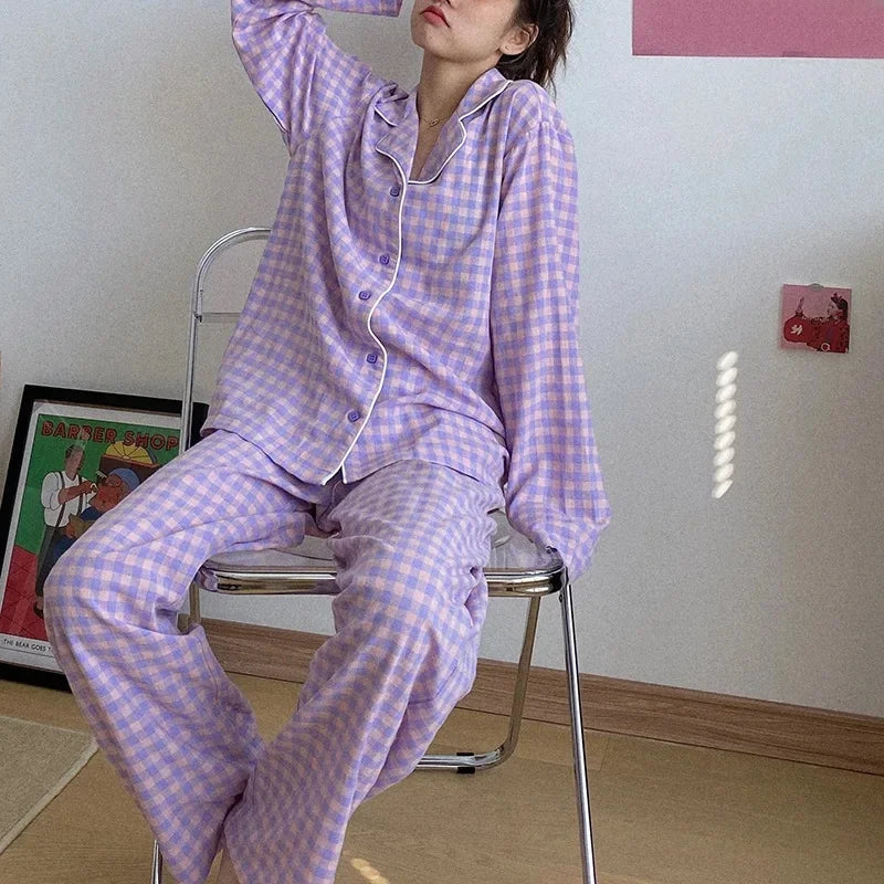 Women's Sakura Pink Sleepwear Set