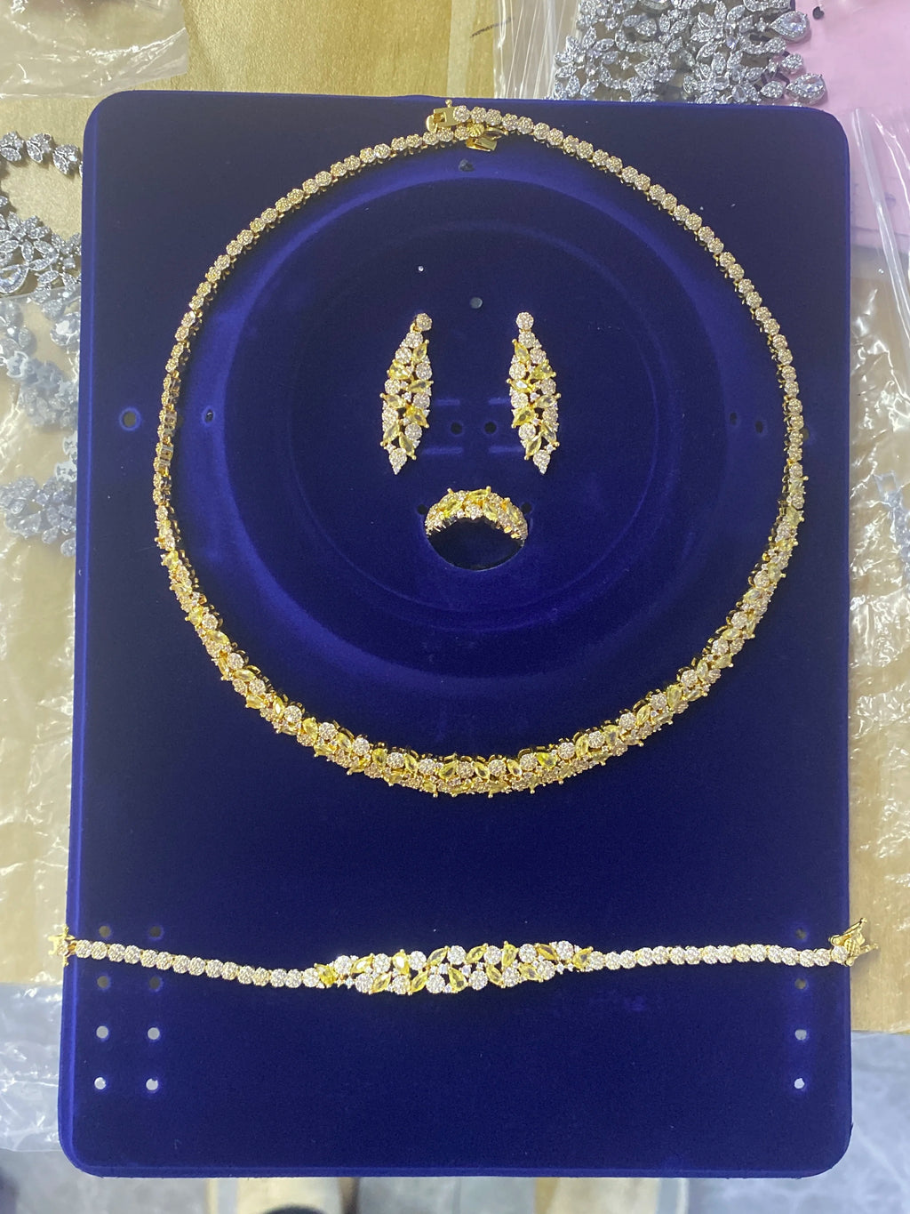 Best Selling 4-Piece Bridal Wedding Jewelry Set