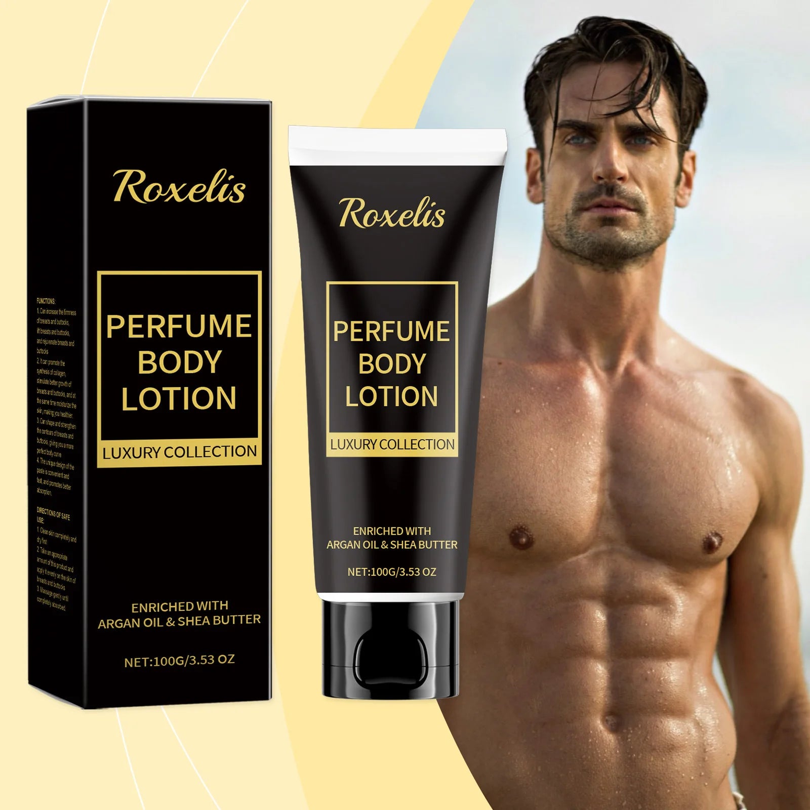 Men's Perfume Lotion – Long-Lasting, Light Fragrance, Pheromone, Mood-Soothing