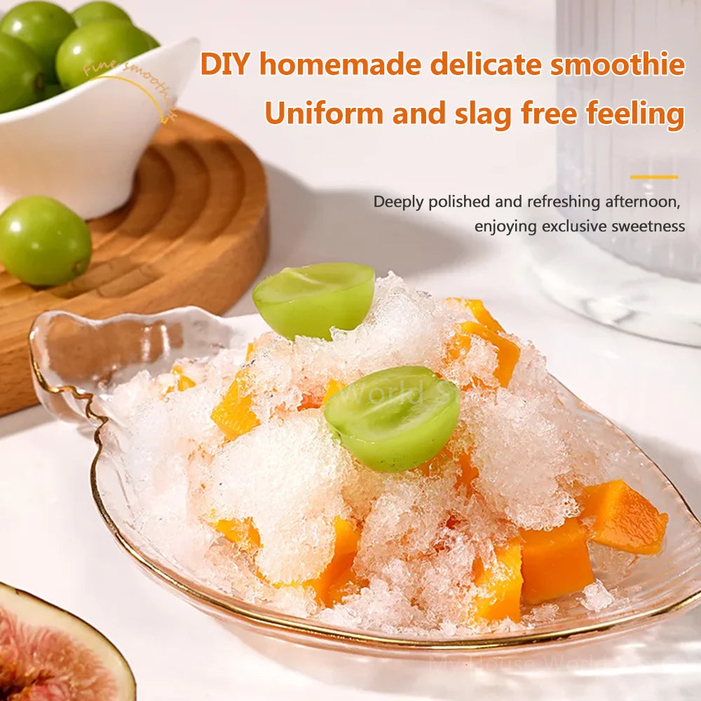Mini Handheld Shaved Ice Crusher & Milkshake Maker