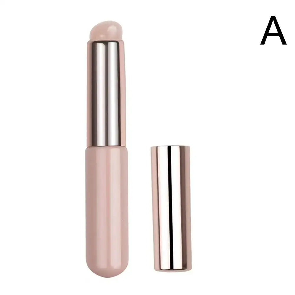 Silicone Lip Brush – Soft Round Head, Fingertip Design, With Cover, Durable