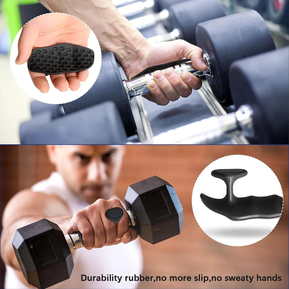 Anti-Slip Weight Lifting Grips & Pull-Up Hand Protector Gloves