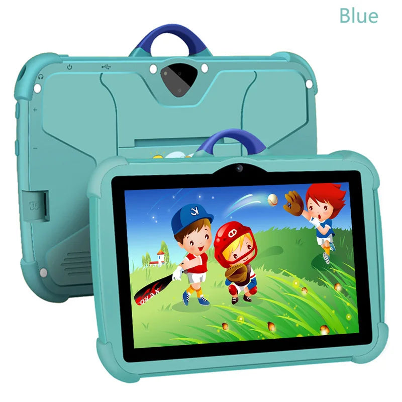 Kids Cartoon Tablet – 7", Quad-Core, 4GB RAM, 64GB ROM, Android Educational Gift