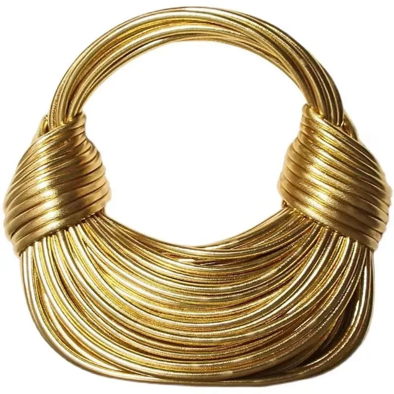 Gold Luxury Handbag – Designer Hobo & Evening Clutch