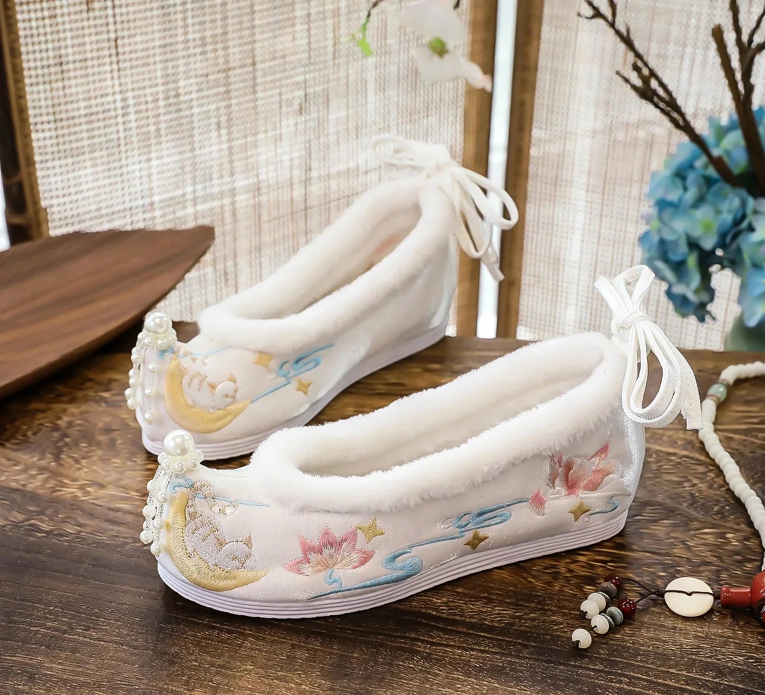 Chasing Moon Hanfu Cotton Shoes