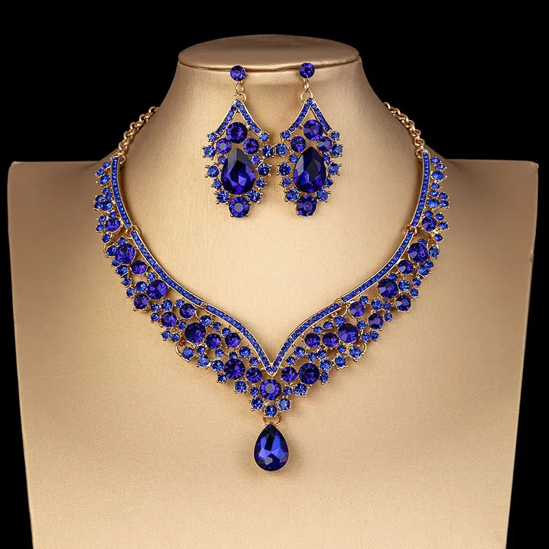 Brillance AB – Crystal Choker & Earrings Set