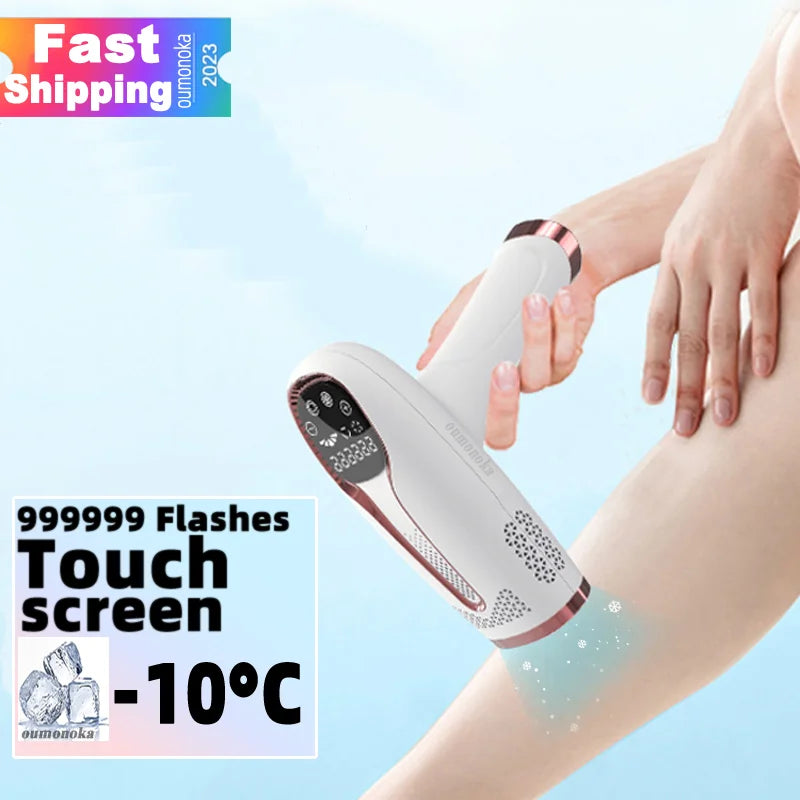 900,000 Flashes IPL Hair Removal System – Painless Permanent Epilator for Women