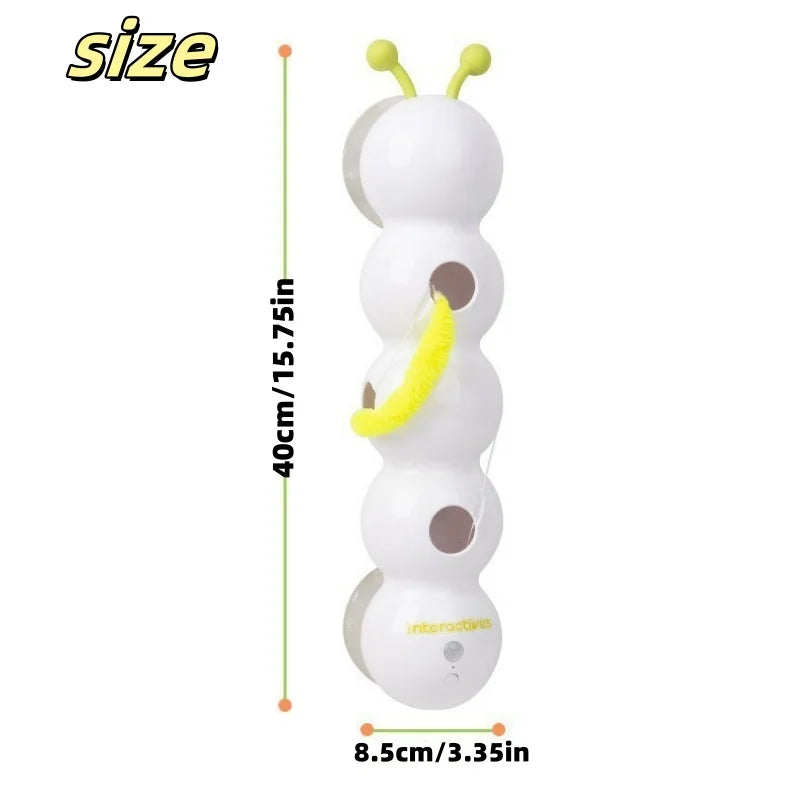 Intelligent Cat Teaser Stick Pro – Automatic Swing, Replaceable Tail, Durable for Multi-Cat Homes