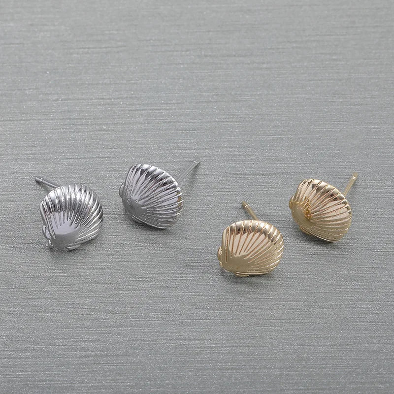 Coquillage Mini – Stainless Steel Stud Earrings