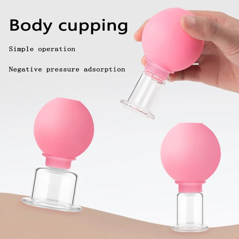 Rubber Face Cupping Massager – Skin Lifting, Anti-Wrinkle & Anti-Cellulite, Facial Therapy Tool