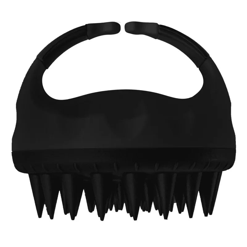 Scalp Scrubber Brush – Shampoo Massager, Handle, Exfoliator, Hair Washing Tool