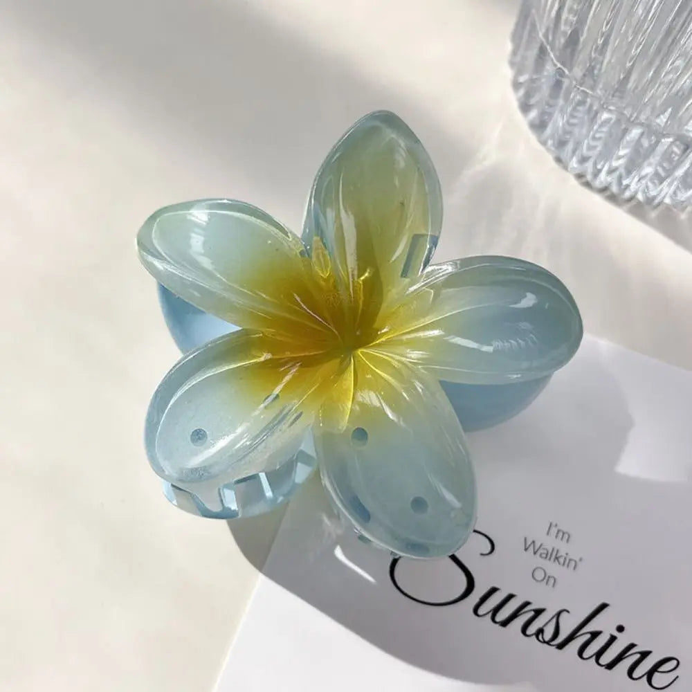 Plumeria Hair Clips – 4/8cm, Colorful Barrette