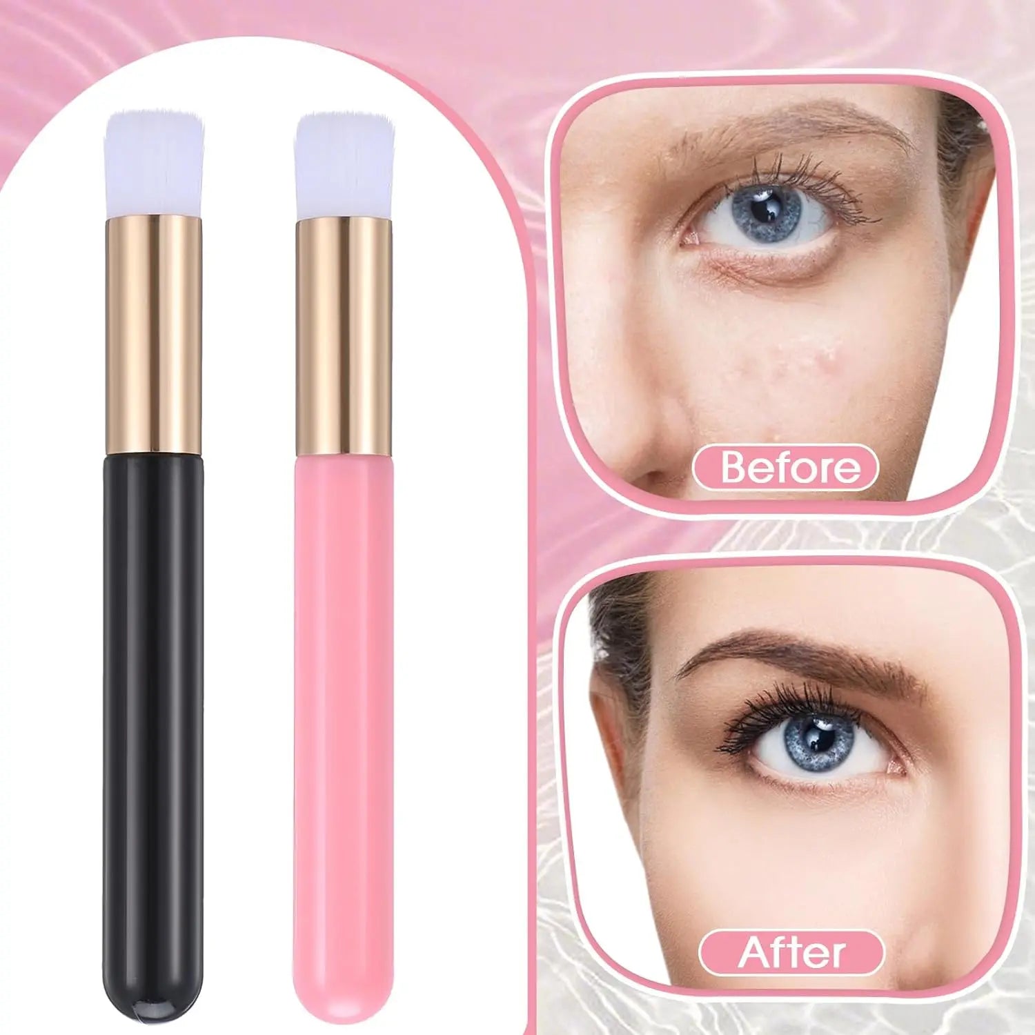 80PCS Lash & Nose Brushes – 2-in-1 Extension Shampoo & Pore Cleaning, Deep Facial Cleaning Set