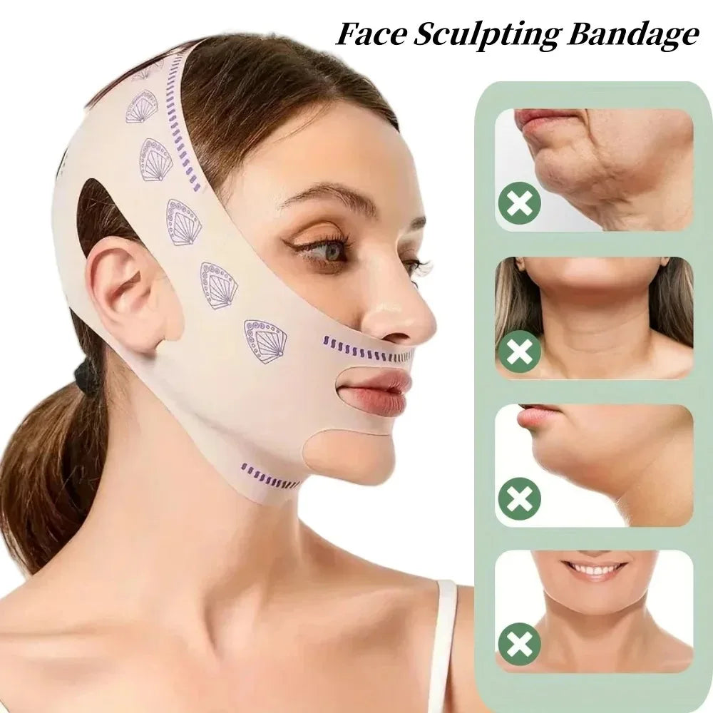 V-Face Lifting Band – Breathable, Cheek & Chin Lift, V-Line Shaping, Anti-Wrinkle