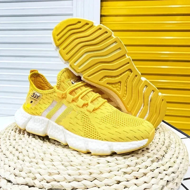 High-Quality Men's & Women's Breathable Running Sneakers – Lightweight Casual Shoes