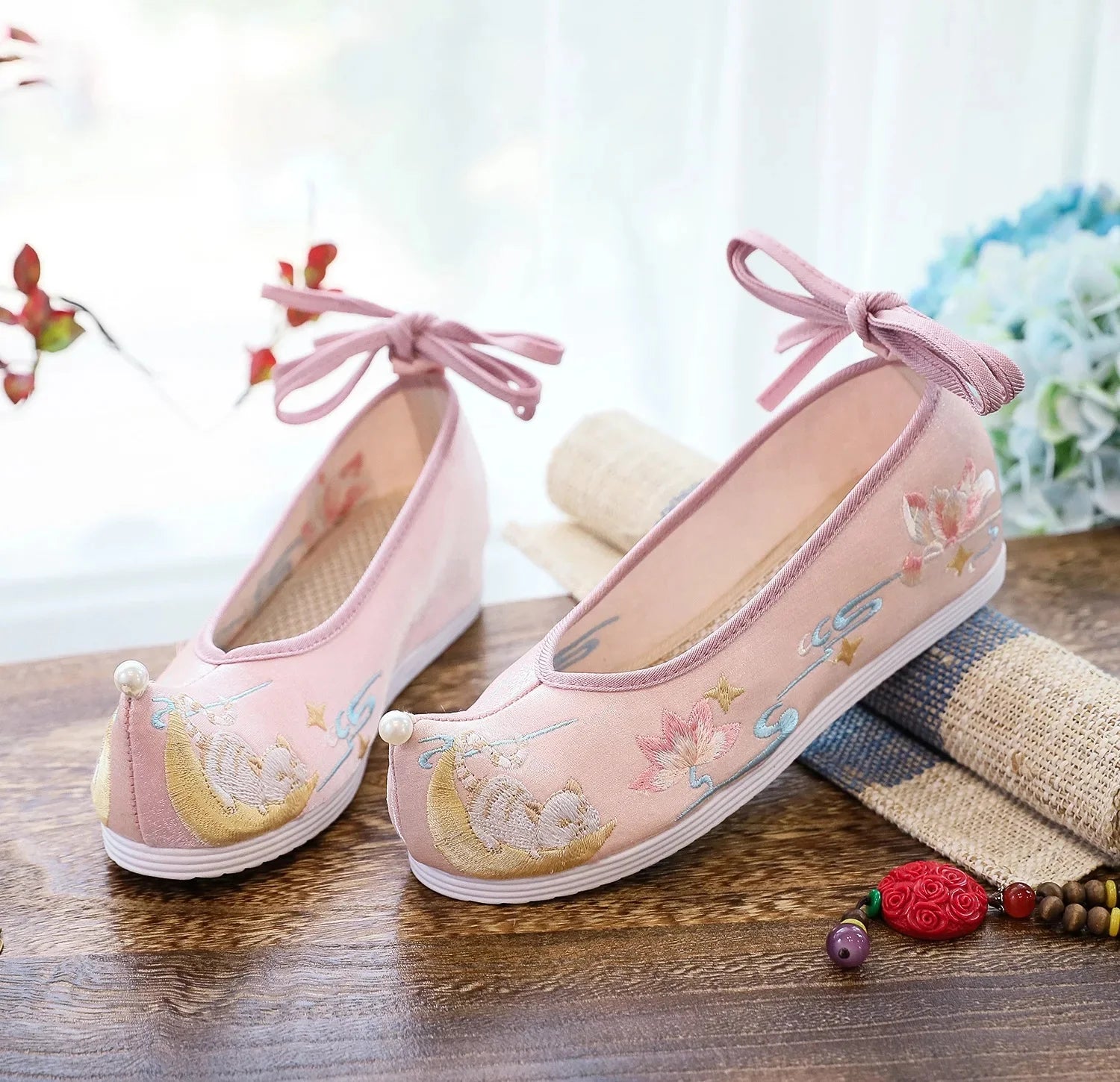 Chasing Moon Hanfu Cotton Shoes