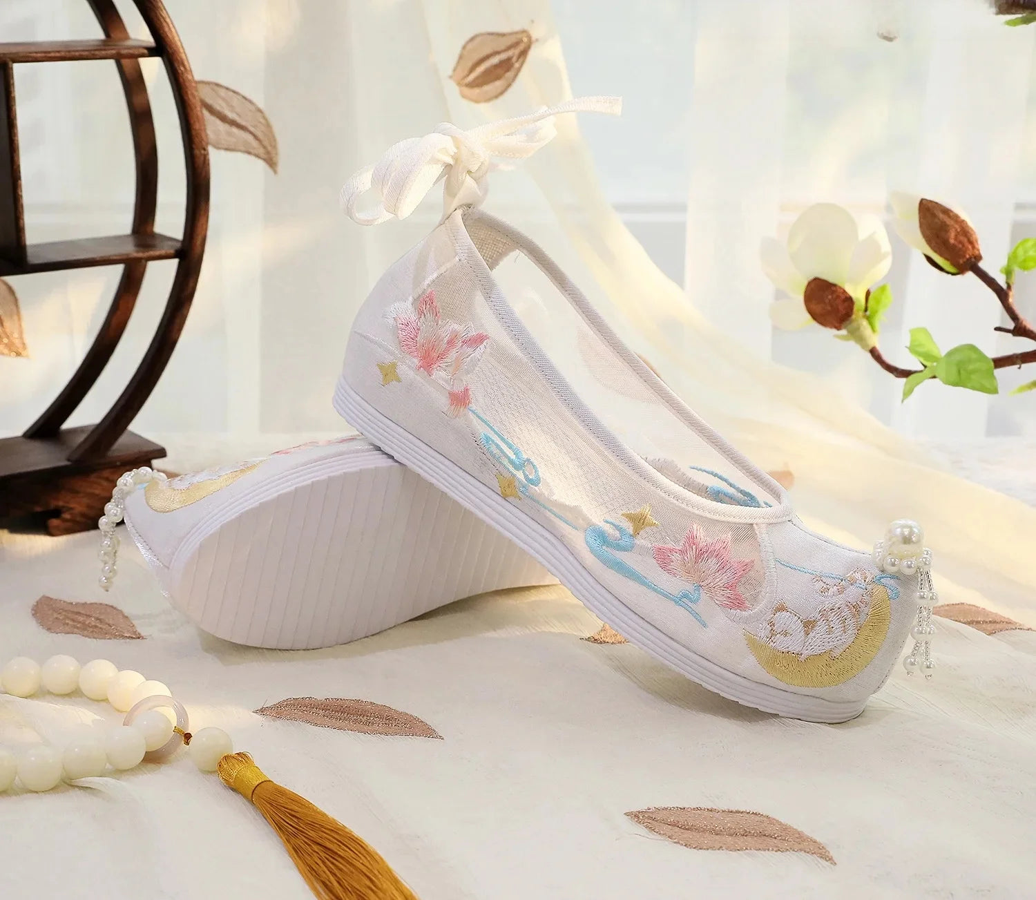Chasing Moon Hanfu Cotton Shoes