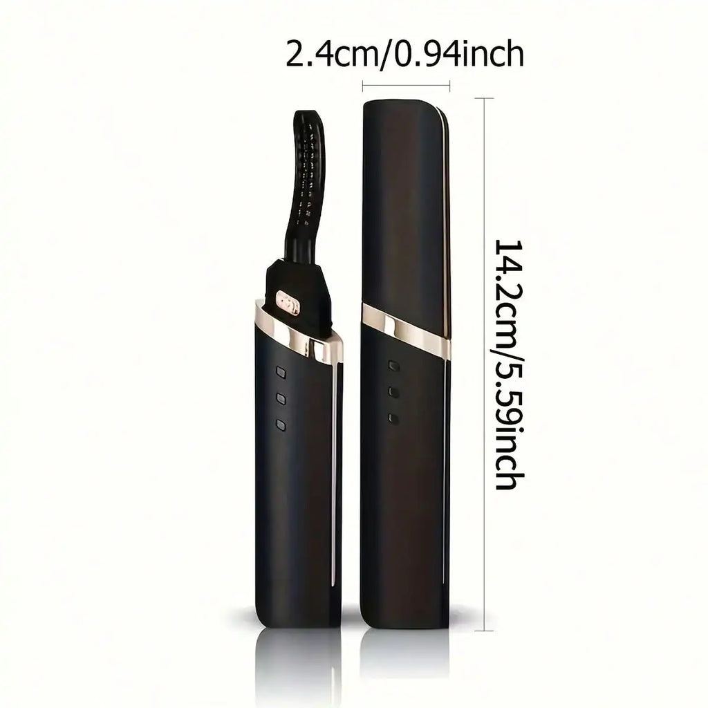 Portable Electric Eyelash Curler – Rechargeable, Fast & Natural Curl, Makeup Tool
