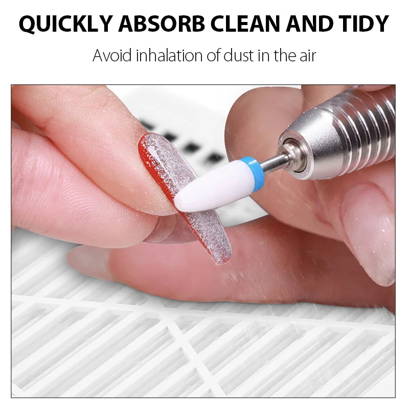 Nail Dust Collector – Powerful Vacuum Fan, Removable Filter, Acrylic Nail Salon Equipment
