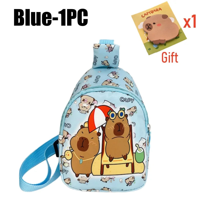 Capybara Plush Shoulder Bag – Mini Messenger/Coin Purse for Kids