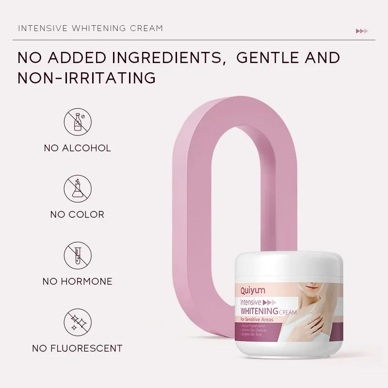 Underarm & Intimate Whitening Cream – Dark Skin Lightening, Moisturizing, Korean Skincare