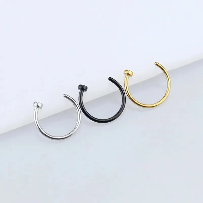 Anneau Urbain – Stainless Steel Nose & Lip Rings