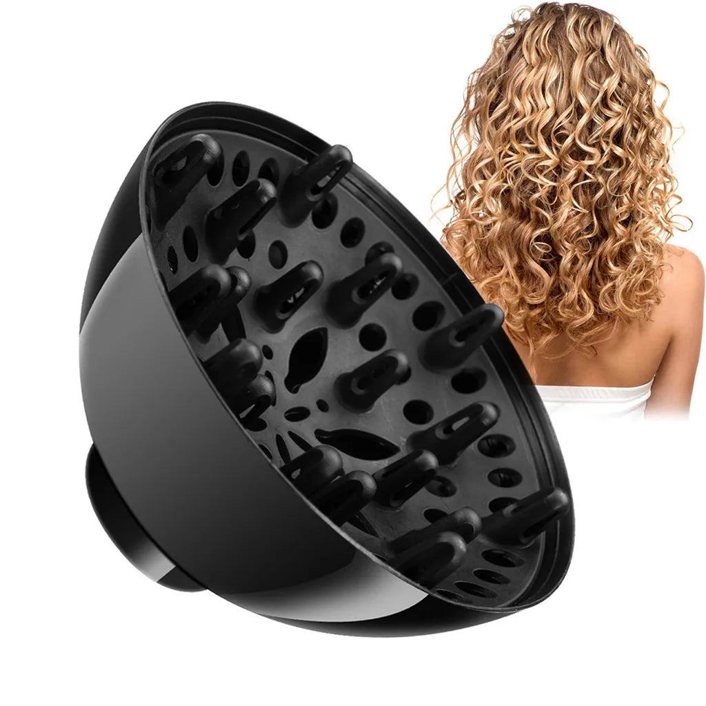 Universal Hair Diffuser – Professional Curling Dryer, Large Head, Adaptable for Blow Dryers
