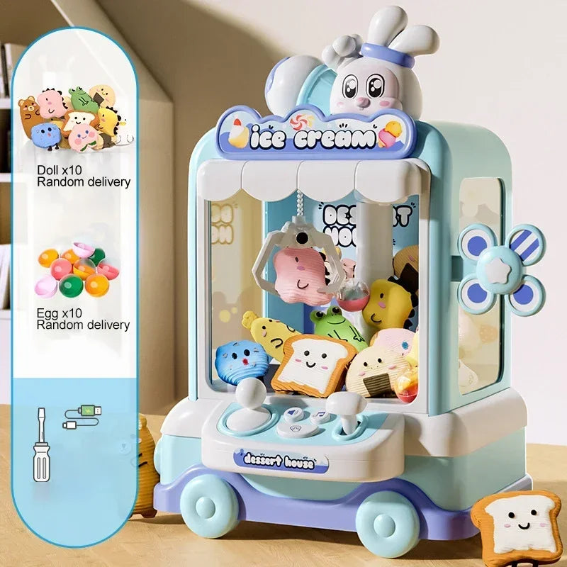 Mini Claw Machine – Coin Operated Toy with Music, Kids Xmas Gift
