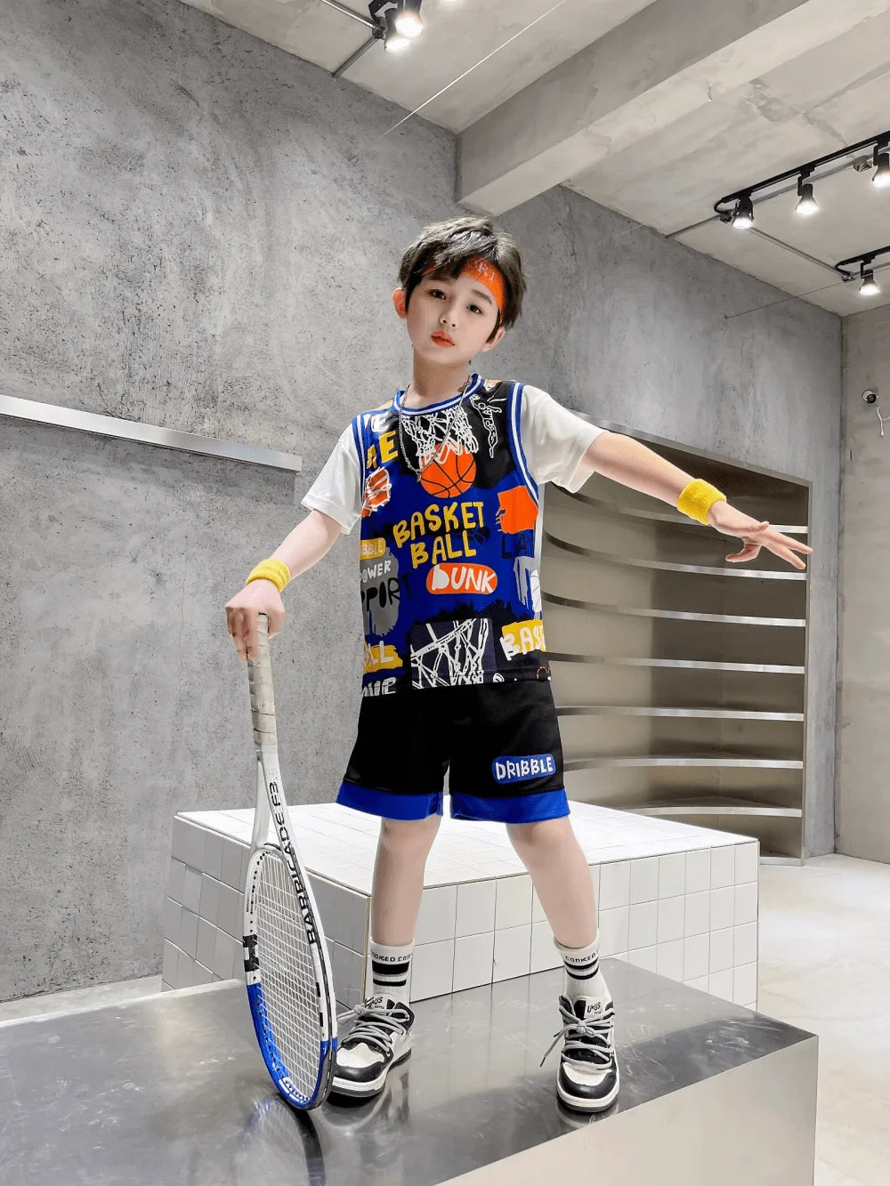 Kids Basketball Jersey – Quick-Drying, Team Training Uniform, Boys & Girls Sportswear