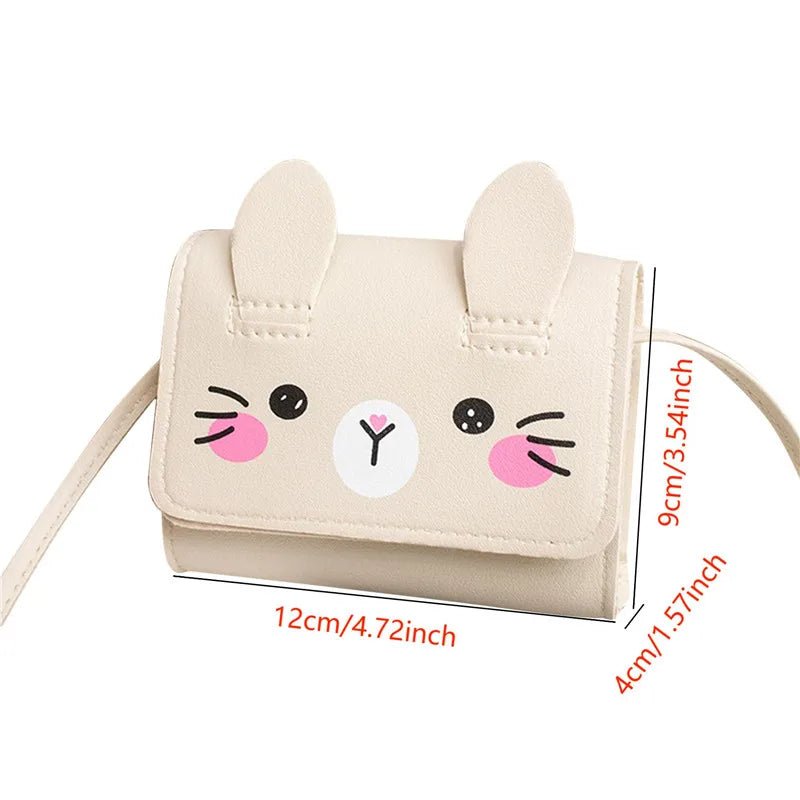 Kids Mini Handbag – PU Leather, Crossbody, Cute Coin Purse for Girls