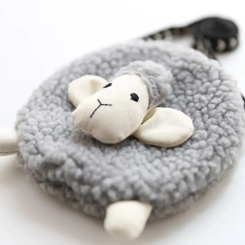 Sheep Plush Crossbody Bag – Mini Coin Purse for Girls & Kids