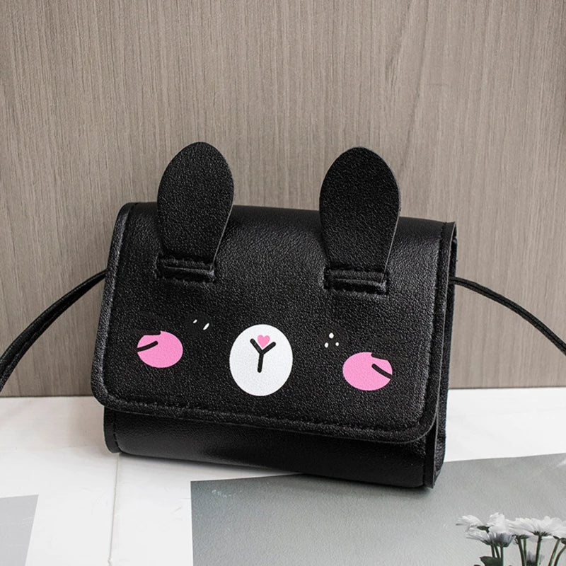 Kids Mini Handbag – PU Leather, Crossbody, Cute Coin Purse for Girls