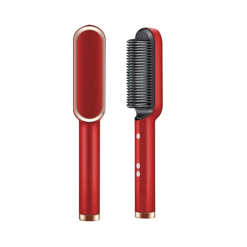 Professional Electric Hair Straightener – Quick Heat, Hot Comb, Multifunctional Hairstyle Brush